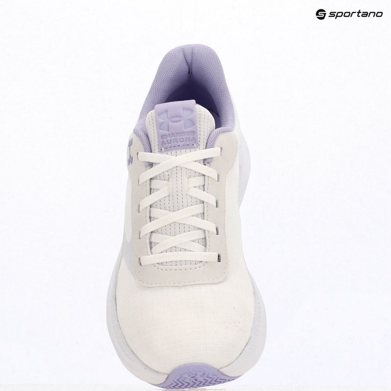 Încălțăminte de antrenament pentru femei Under Armour Aurora 3 white/white/purple crest 9