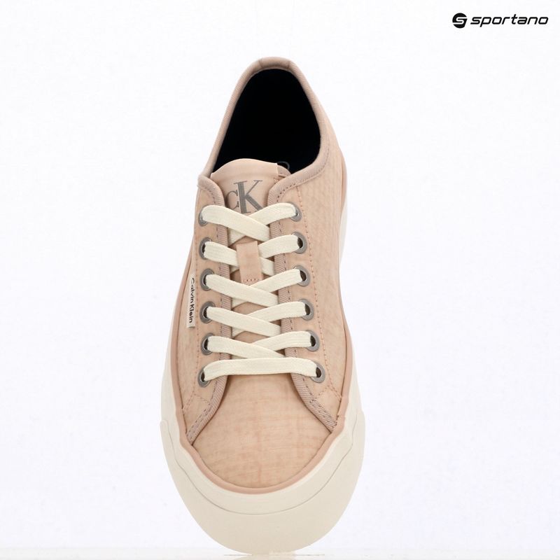 Încălțăminte pentru femei Calvin Klein HW0HW02970 Vulc Flatf Laceup Ripst whisper pink/key largo 9