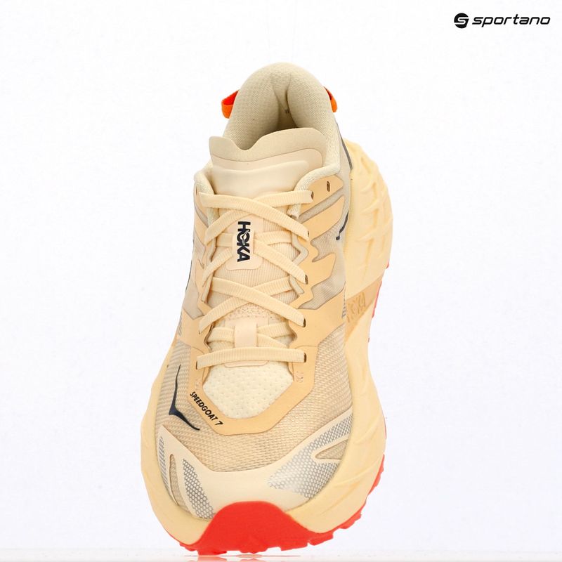 Încălțăminte de alergare pentru femei  HOKA Speedgoat 7 vintage yellow/neon flame 8