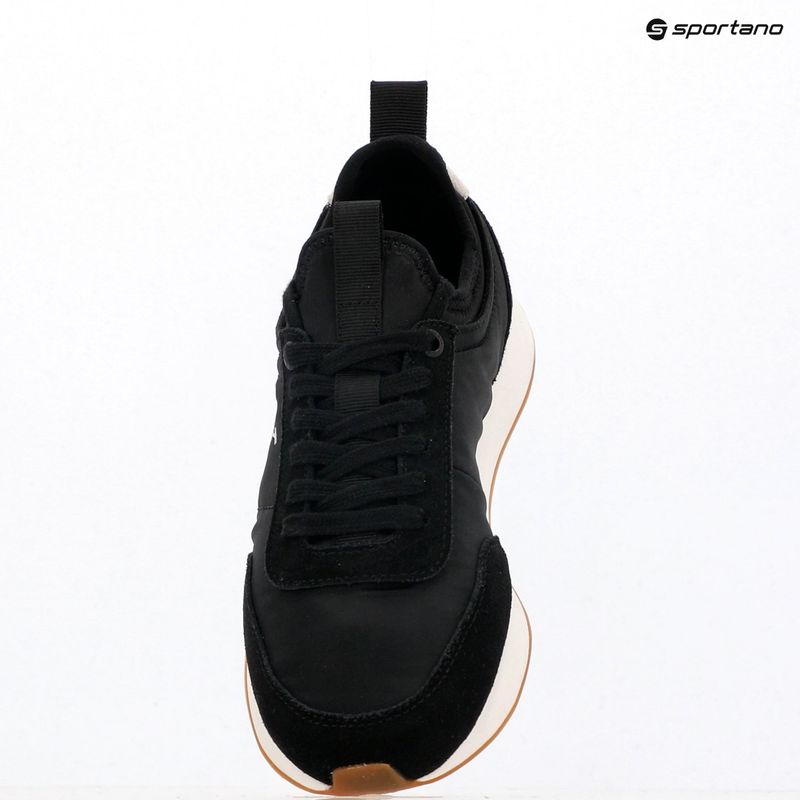 Încălțăminte pentru femei Calvin Klein YW0YW02060 Retro Runner Sock Laceup Mix Mat black/bright white 9