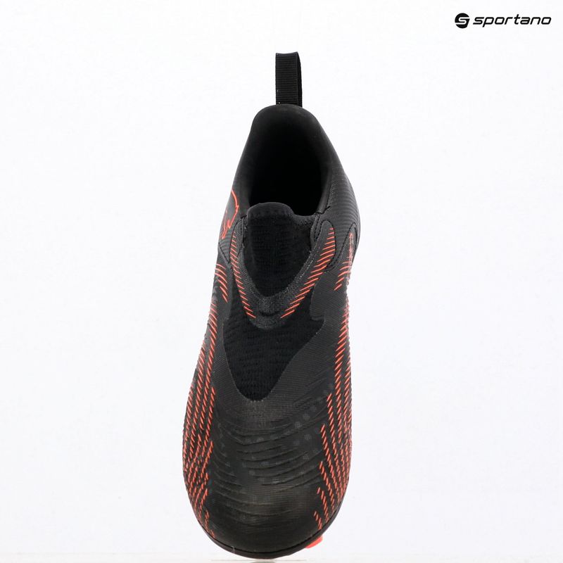 Încălțăminte de fotbal pentru copii PUMA Future 9 Match LL FG/AG Jr puma black/glowing red/strong grey 9