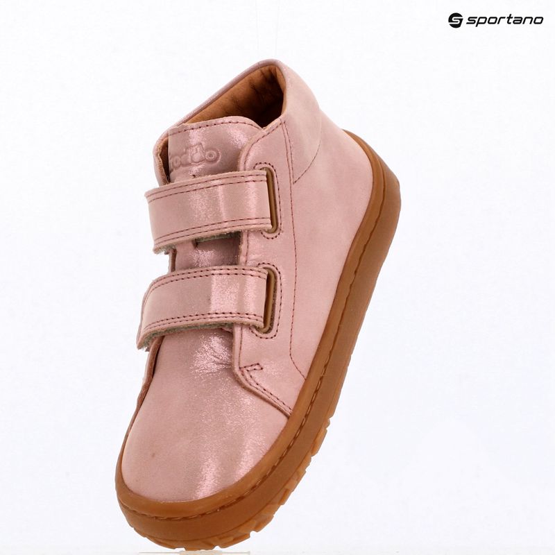 Încălțăminte barefoot pentru copii Froddo First Step pink shine 13