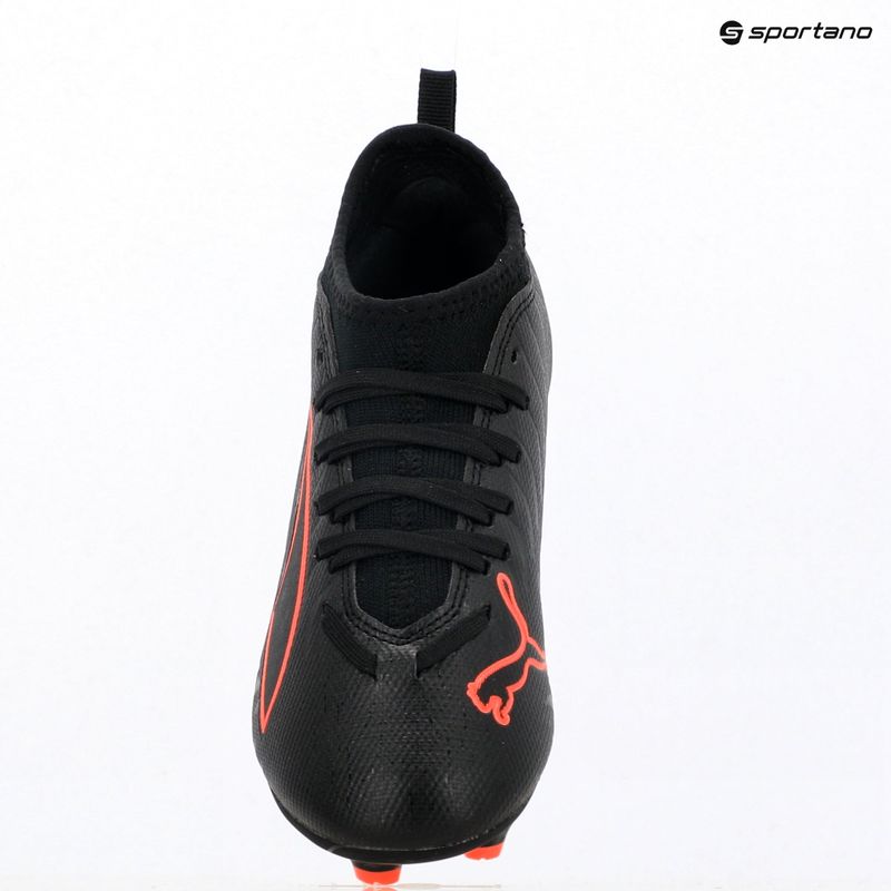 Încălțăminte de fotbal pentru copii PUMA Ultra 6 Match FG/AG Jr puma black/puma red 9