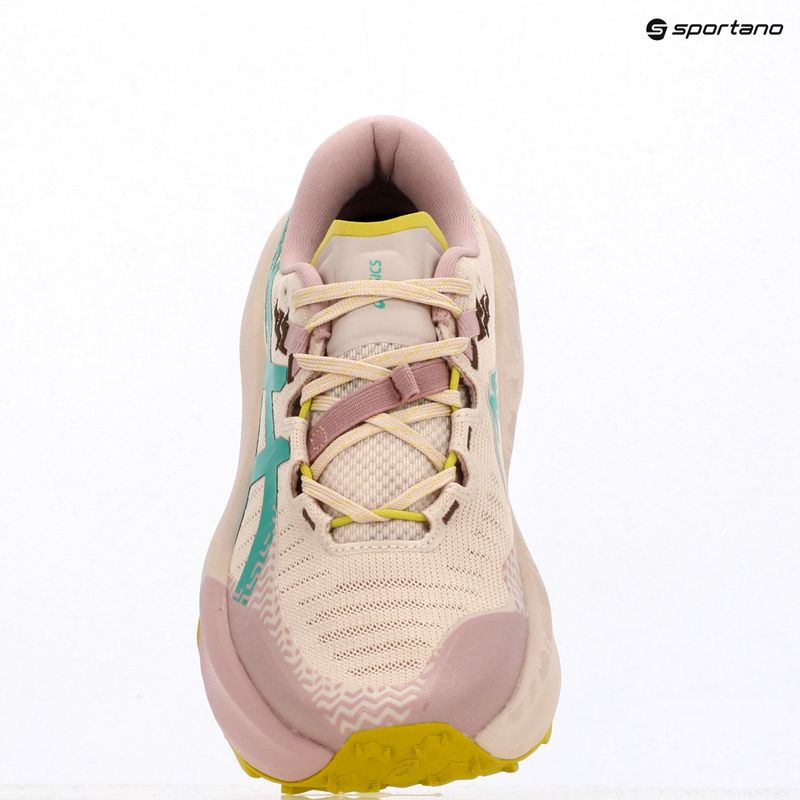Încălțăminte de alergare pentru femei ASICS Trabuco Max 5 mineral beige/aurora green 9