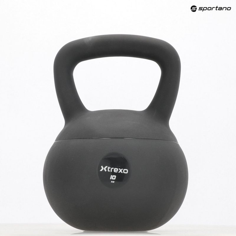 Kettlebell moale XTREXO 10 kg grey 9