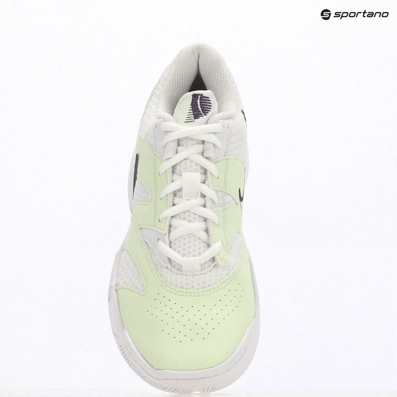 Pantofi pentru bărbați Nike Court Lite 4 white/volt tint/dark raisin 11