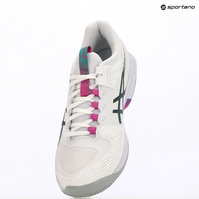 Încălțăminte de tenis pentru bărbați ASICS Solution Speed FF 4 Clay white/digital sakura 9
