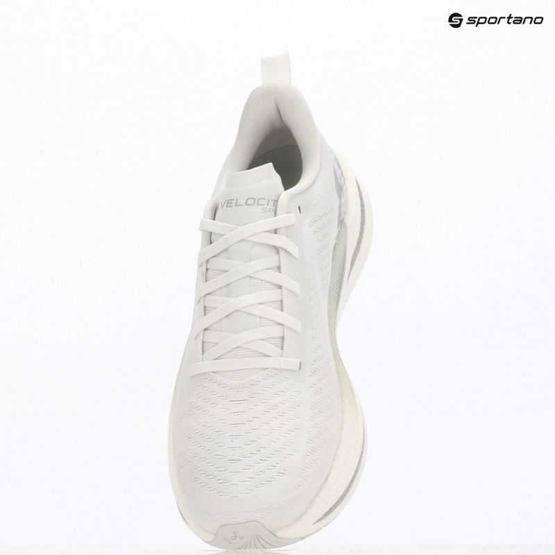Încălțăminte de alergare pentru femei Under Armour Velociti SPD white/arden green/campus gold 3