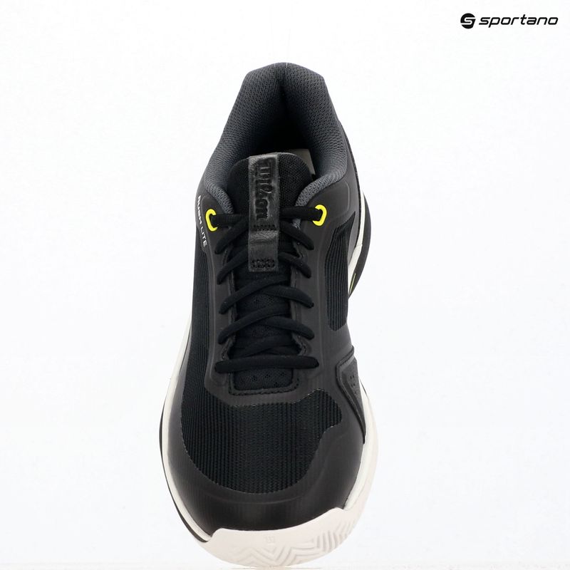 Încălțăminte de tenis pentru bărbați Wilson Rush Lite 5 black/white/safety yellow 9