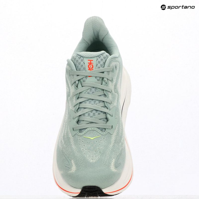 Încălțăminte de alergare pentru bărbați HOKA Clifton 10 Wide sage/neon flame 17
