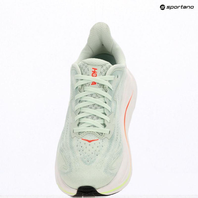 Încălțăminte de alergare pentru femei HOKA Clifton 10 sea glass/neon flame 18