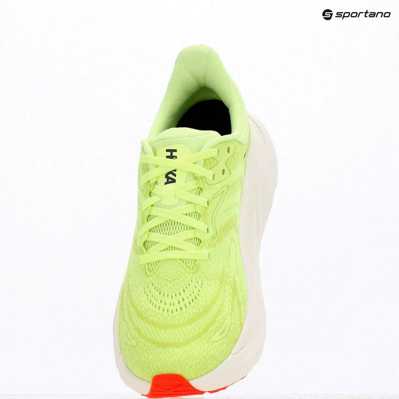 Încălțăminte de alergare pentru bărbați HOKA Arahi 8 neon yuzu/neon flame 10