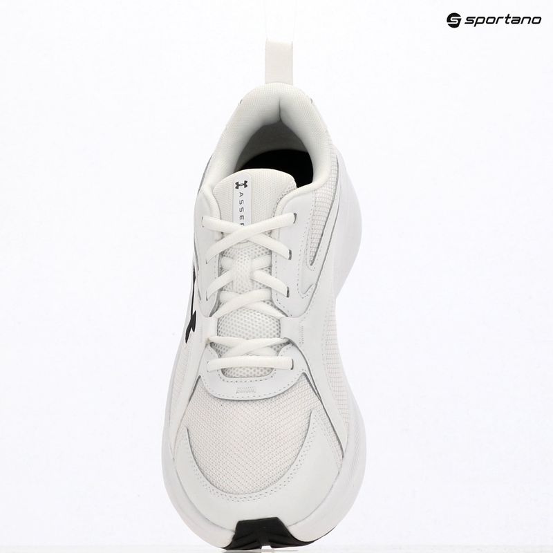 Pantofi de alergare bărbați Under Armour Assert 11 alb/negru/gri îndepărtat 3