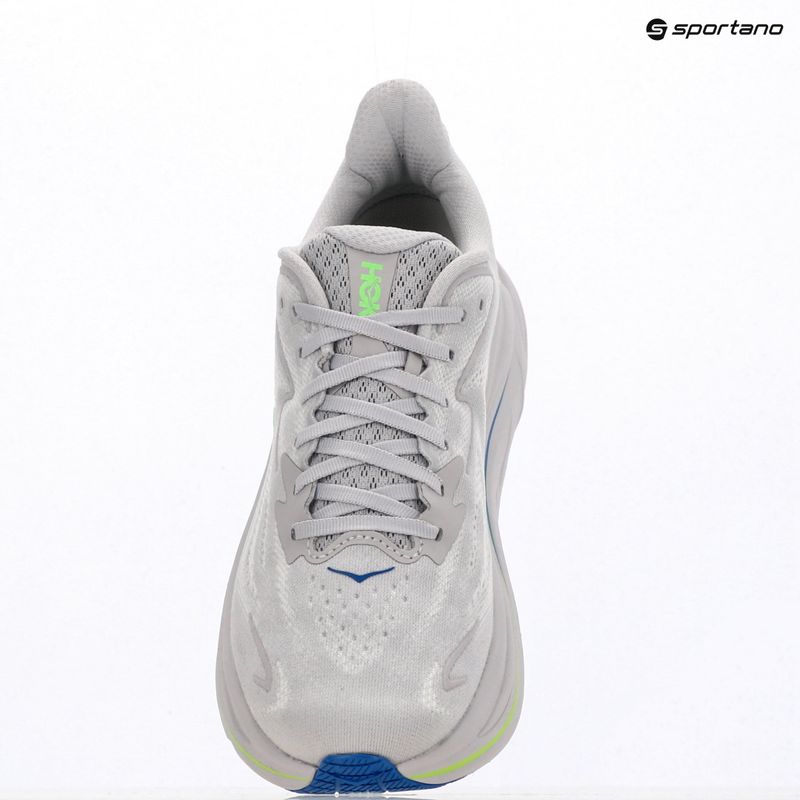 Încălțăminte de alergare pentru bărbați HOKA Clifton 10 ash grey/neon green 10
