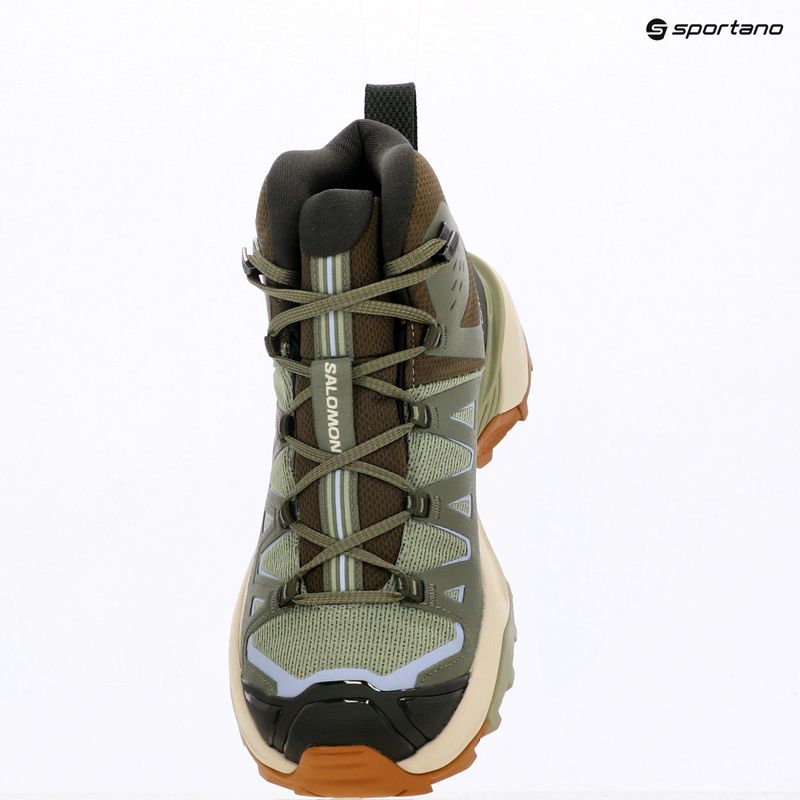 Încălțăminte de trekking pentru femei Salomon X Ultra 360 Edge Mid GTX tea/deep lichen green 8