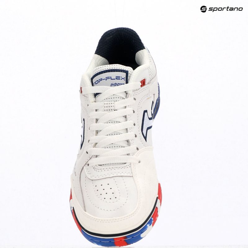 Încălțăminte de fotbal pentru bărbați Joma Top Flex Rebound IN 2602 white 9
