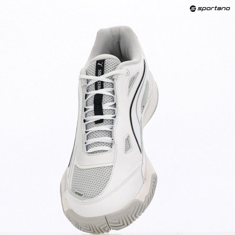 Încălțăminte de handbal pentru bărbați PUMA Solarstrike 4 puma white/puma black/silver 9