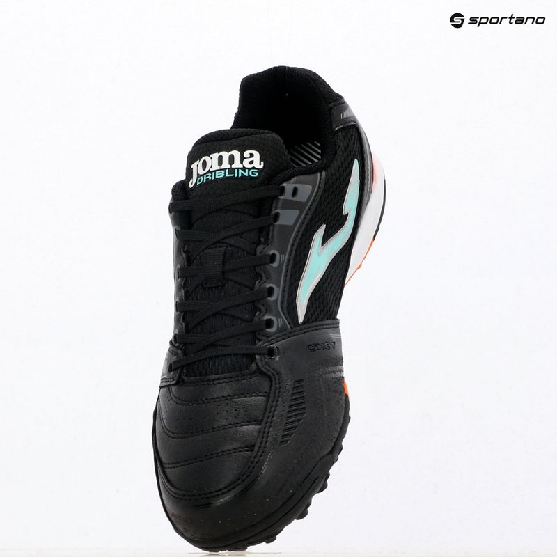 Încălțăminte de fotbal pentru bărbați Joma Dribbling TF 2601 black 9