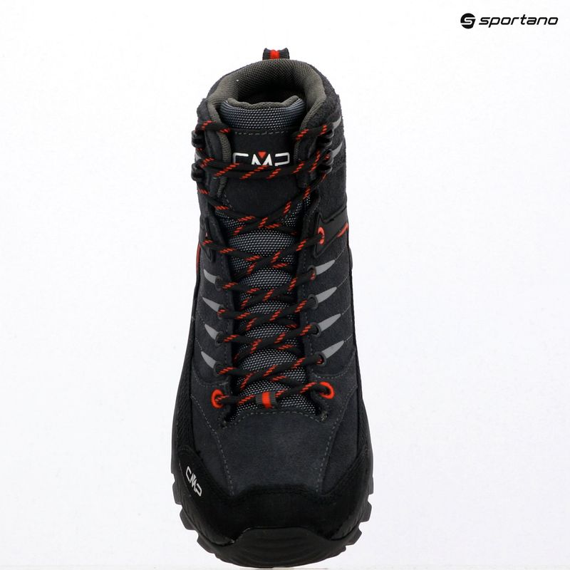 Încălțăminte de trekking pentru bărbați CMP Rigel 2.0 Mid Waterproof titanium/ferrari 9