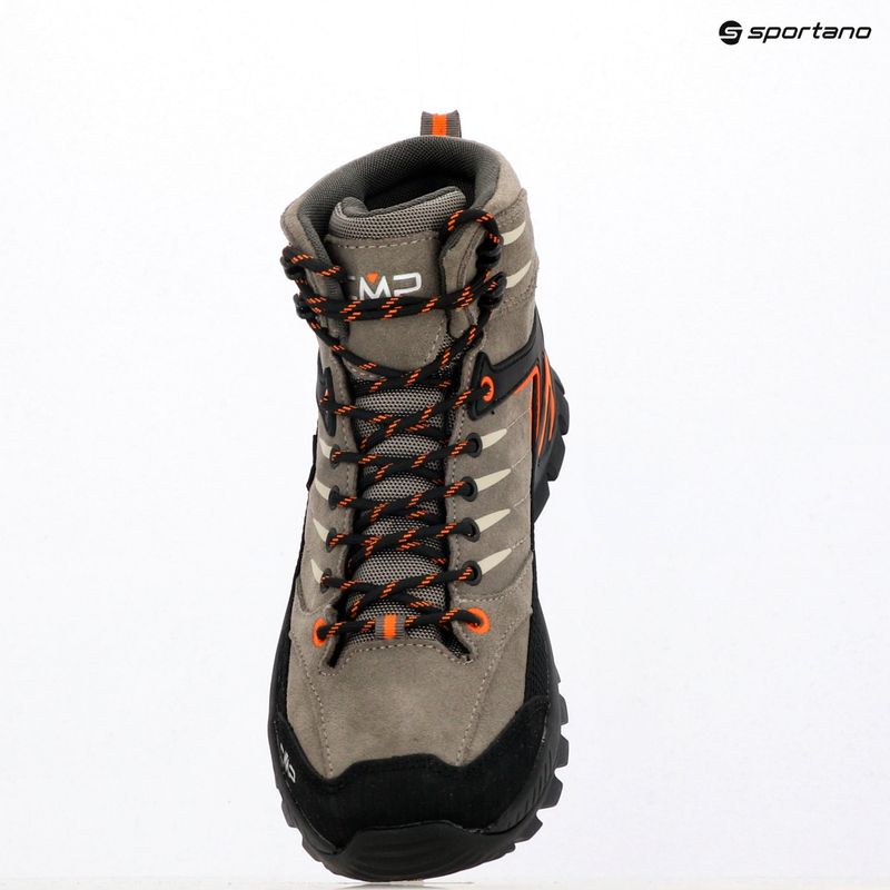 Încălțăminte de trekking pentru bărbați CMP Rigel 2.0 Mid Waterproof desert/flame 9