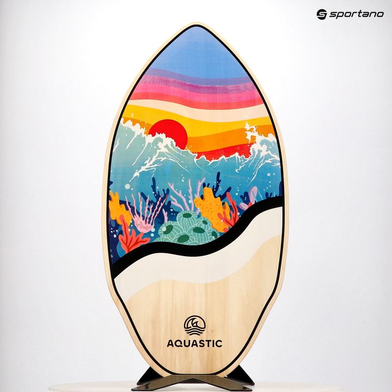 Placă de skimboard AQUASTIC Lagoon 39" colorful 6