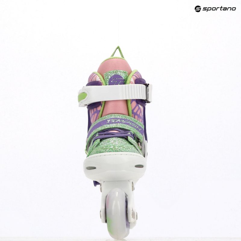 Role pentru copii Tempish Bam-Bu Flash white/pink 12