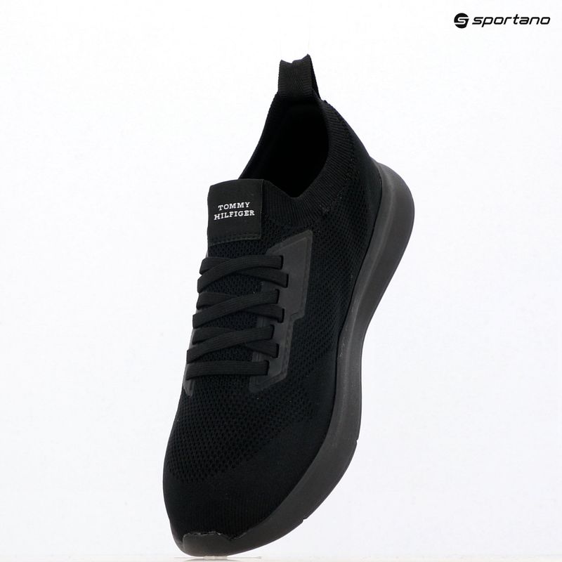 Încălțăminte pentru bărbați Tommy Hilfiger Lightweight Knitted Runner black 9