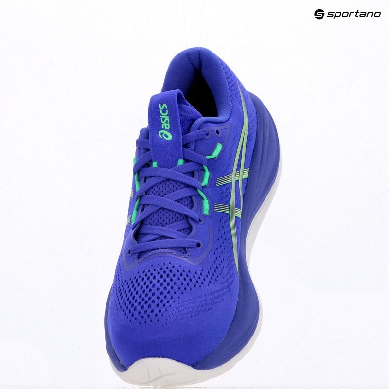 Încălțăminte de alergare pentru bărbați ASICS Gel-Cumulus 28 cobalt burst/illuminate green 12