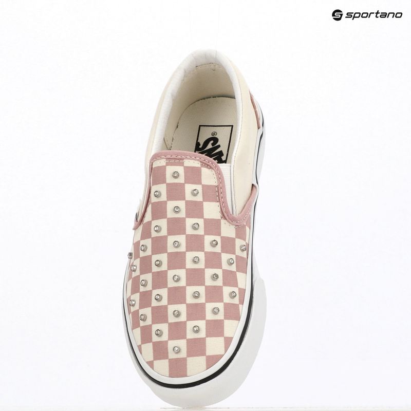 Încălțăminte Vans Ua Classic Slip-On rhinestone misty mauve 9