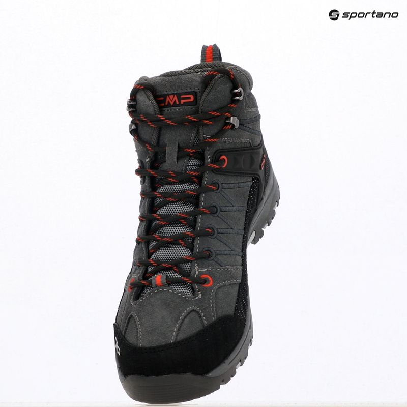 Încălțăminte de trekking pentru juniori CMP Rigel Mid Wp grey/ferrari 9