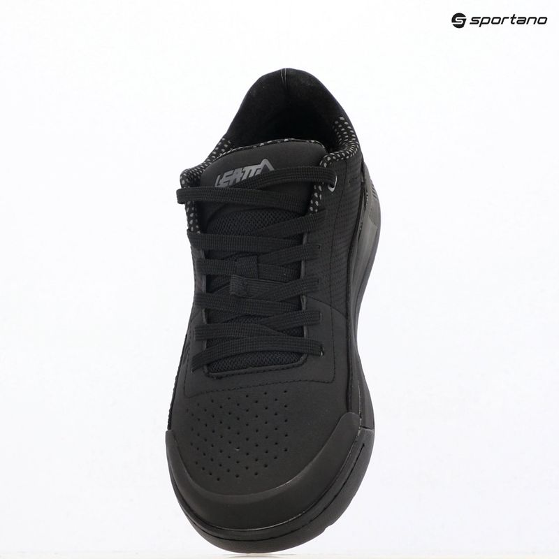 Pantofi de ciclism pentru bărbați Leatt 2.0 Flat stealth platformă stealth pentru bărbați 8