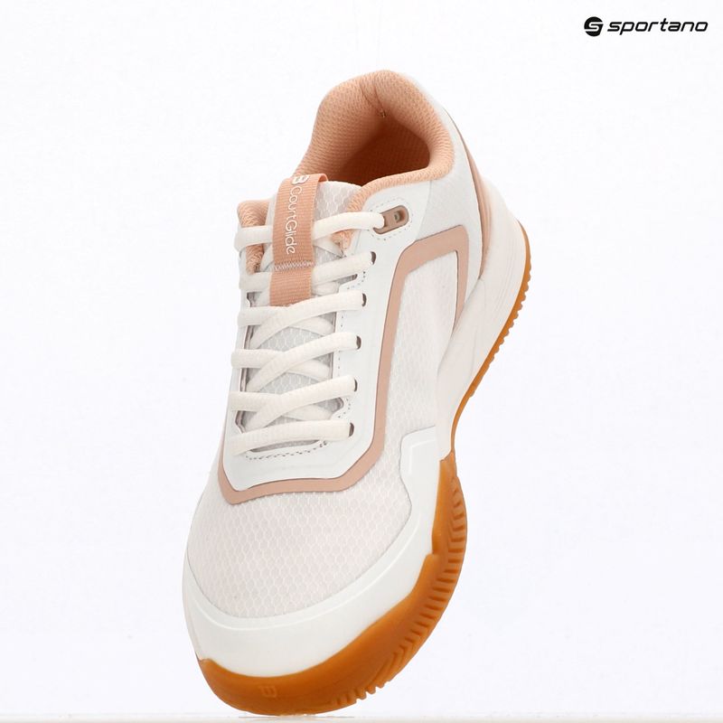 Încălțăminte de tenis pentru femei Wilson Courtglide white/cameo rose/gum 11