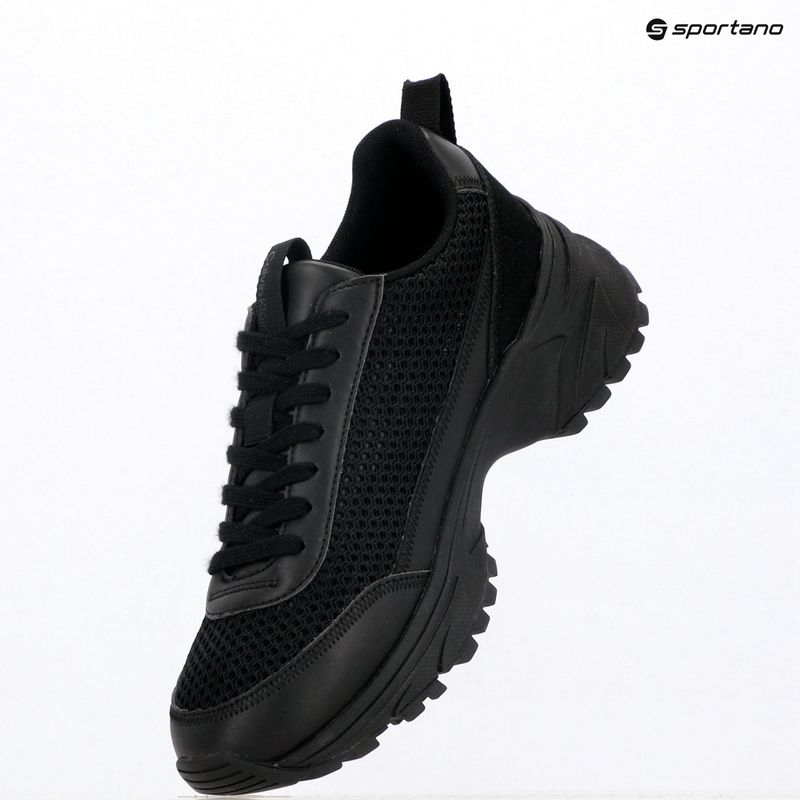 Încălțăminte pentru femei Calvin Klein HW0HW03000 Hike Runner Lup Lin Mesh triple black 9