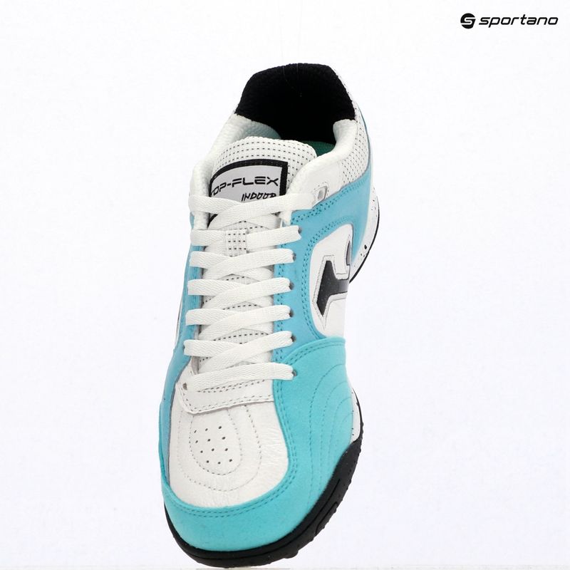 Încălțăminte de fotbal pentru bărbați Joma Top Flex 2642 TF fluor turquoise/white 9