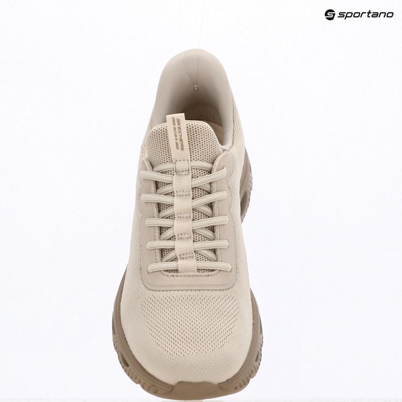 Încălțăminte pentru femei SKECHERS Bobs Arc Waves beige 11