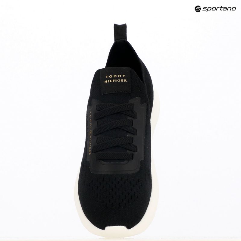 Încălțăminte pentru femei Tommy Hilfiger Knit Extralight Runner black 9