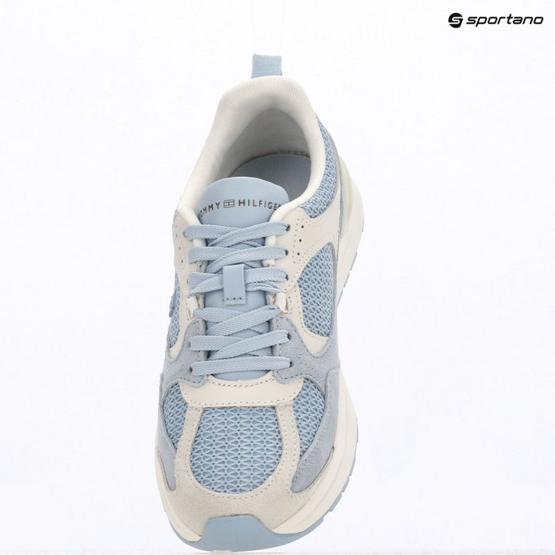 Încălțăminte pentru femei Tommy Hilfiger Mix Material Runner brezzy blue/ecru 9