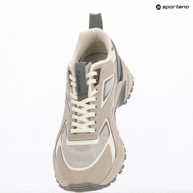 Încălțăminte pentru femei Calvin Klein HW0HW03019 Hike Run Ckstripe Ripst oatmeal/marshmallow/cloudburst 9
