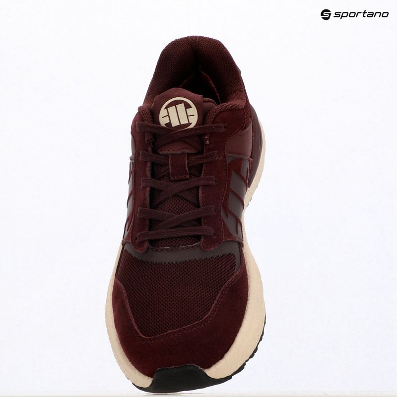 Încălțăminte pentru bărbați Pitbull Encino dark burgundy 10