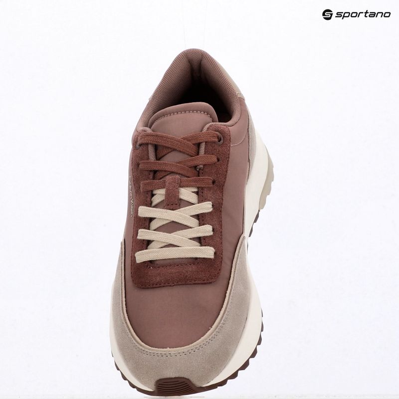 Încălțăminte pentru bărbați Calvin Klein HM0HM02144 City Runner Laceup Nylon Mix muddy brown/desert taupe/oatmeal 9