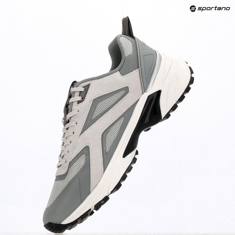 Încălțăminte pentru bărbați Calvin Klein HM0HM02220 Hike Runner Stripe Mix Nylon Suede light grey/granite grey 9