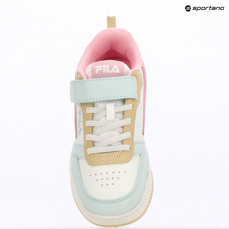 Încălțăminte pentru copii FILA Rega Nf Velcro soothing sea/prism pink 16
