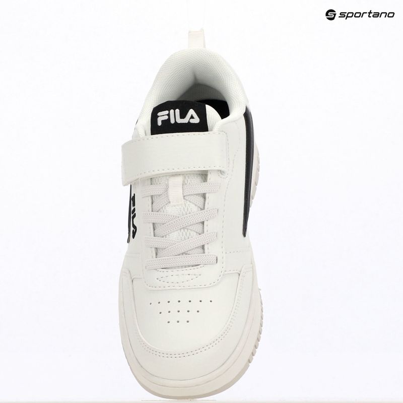 Încălțăminte pentru copii FILA Rega Nf Velcro white/black 15