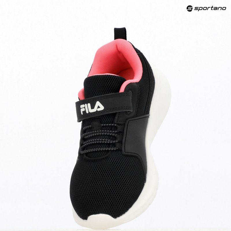 Încălțăminte pentru copii FILA Madrun Velcro black/sangria sunset 15