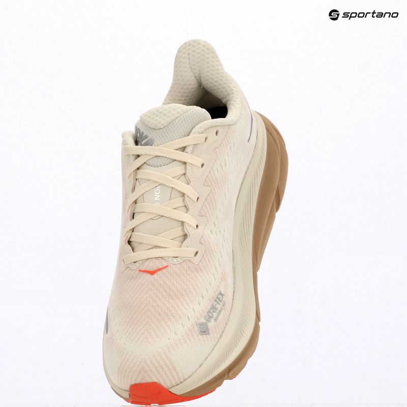 Încălțăminte de alergare pentru femei HOKA Clifton 9 GTX eggshell/khaki 10