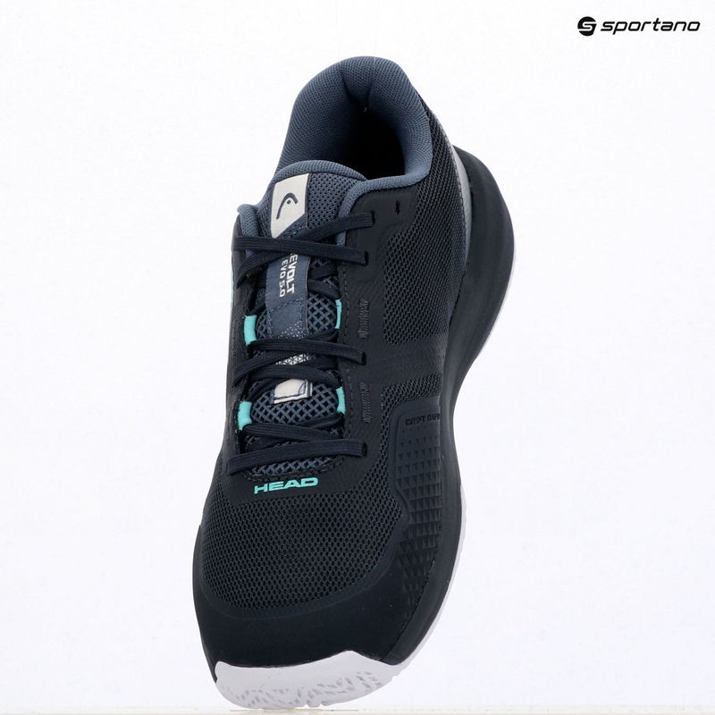 Încălțăminte de tenis pentru bărbați HEAD Revolt Evo 5.0 blueberry/teal 15