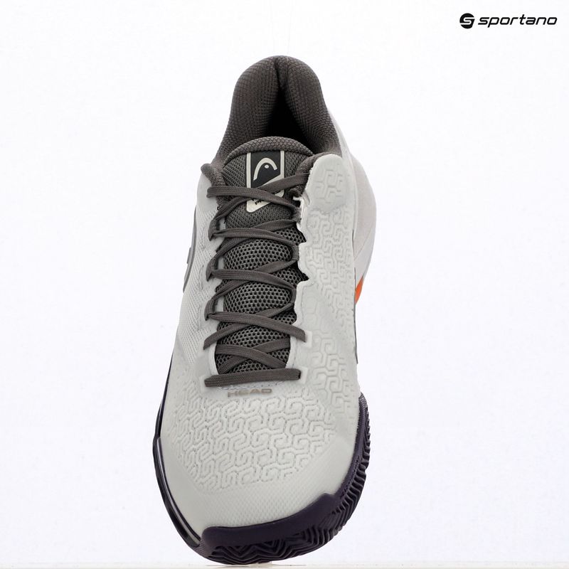 Încălțăminte de tenis pentru bărbați HEAD Revolt Pro 5.0 Clay light grey/purple 15