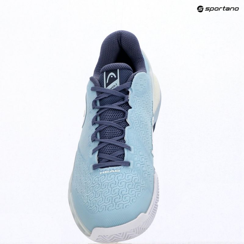 Încălțăminte de tenis pentru femei HEAD Revolt Pro 5.0 Clay light blue/dark blue 15