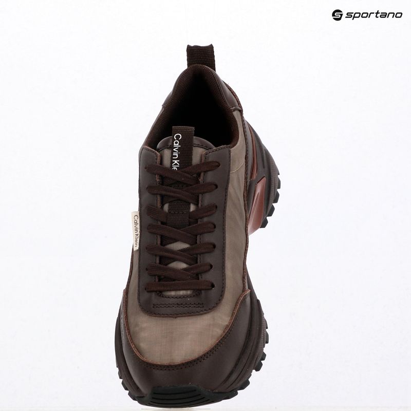 Încălțăminte pentru femei Calvin Klein HW0HW02999 Hike Runner Organza Met Leather bordeaux/rhubarb 9