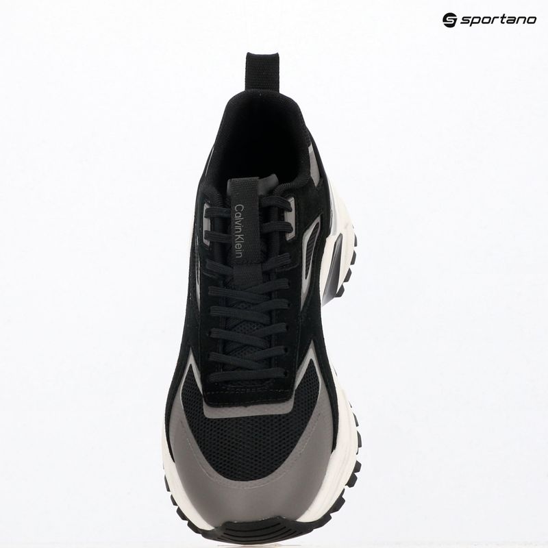 Încălțăminte pentru bărbați Calvin Klein HM0HM02220 Hike Runner Stripe Mix Nylon Suede black/granite road 9